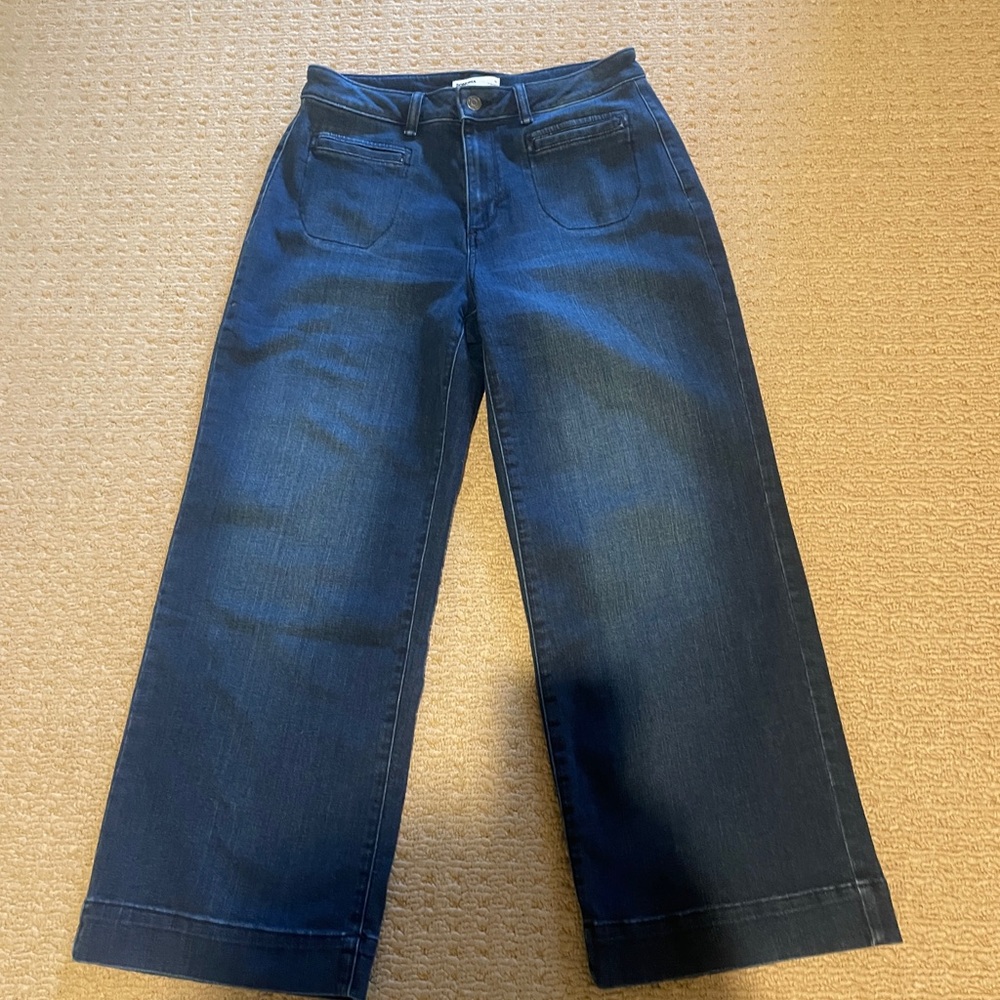 Sonoma Blue Flare Wide Leg Denim